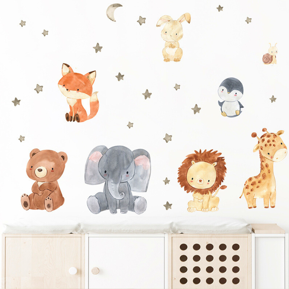 Niedliche Wandsticker – Verzaubere das Kinderzimmer im Handumdrehen!