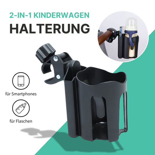 Getränke- & Handyhalter für den Kinderwagen – Mehr Freiheit, weniger Stress!
