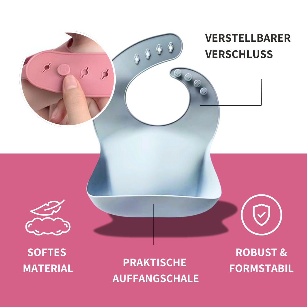 6-teiliges Silikon-Geschirrset – Stressfreies Essenlernen für dich & dein Kind