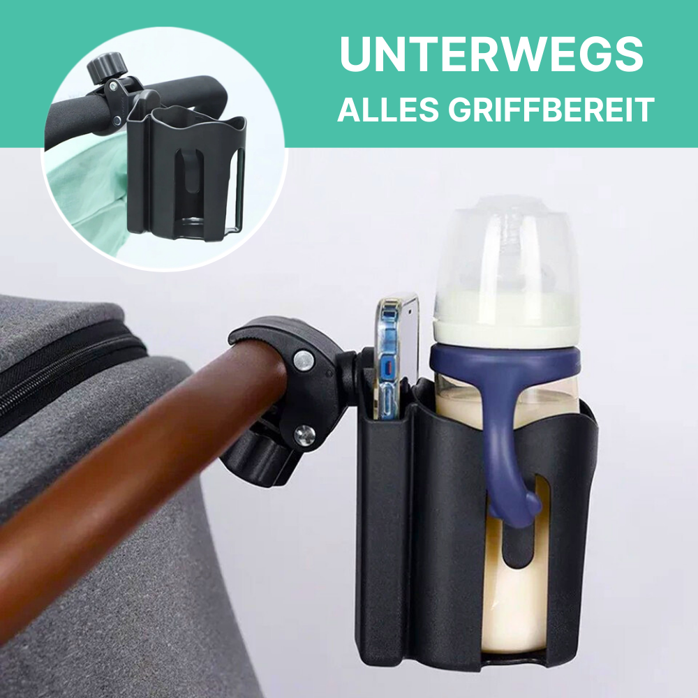 Getränke- & Handyhalter für den Kinderwagen – Mehr Freiheit, weniger Stress!