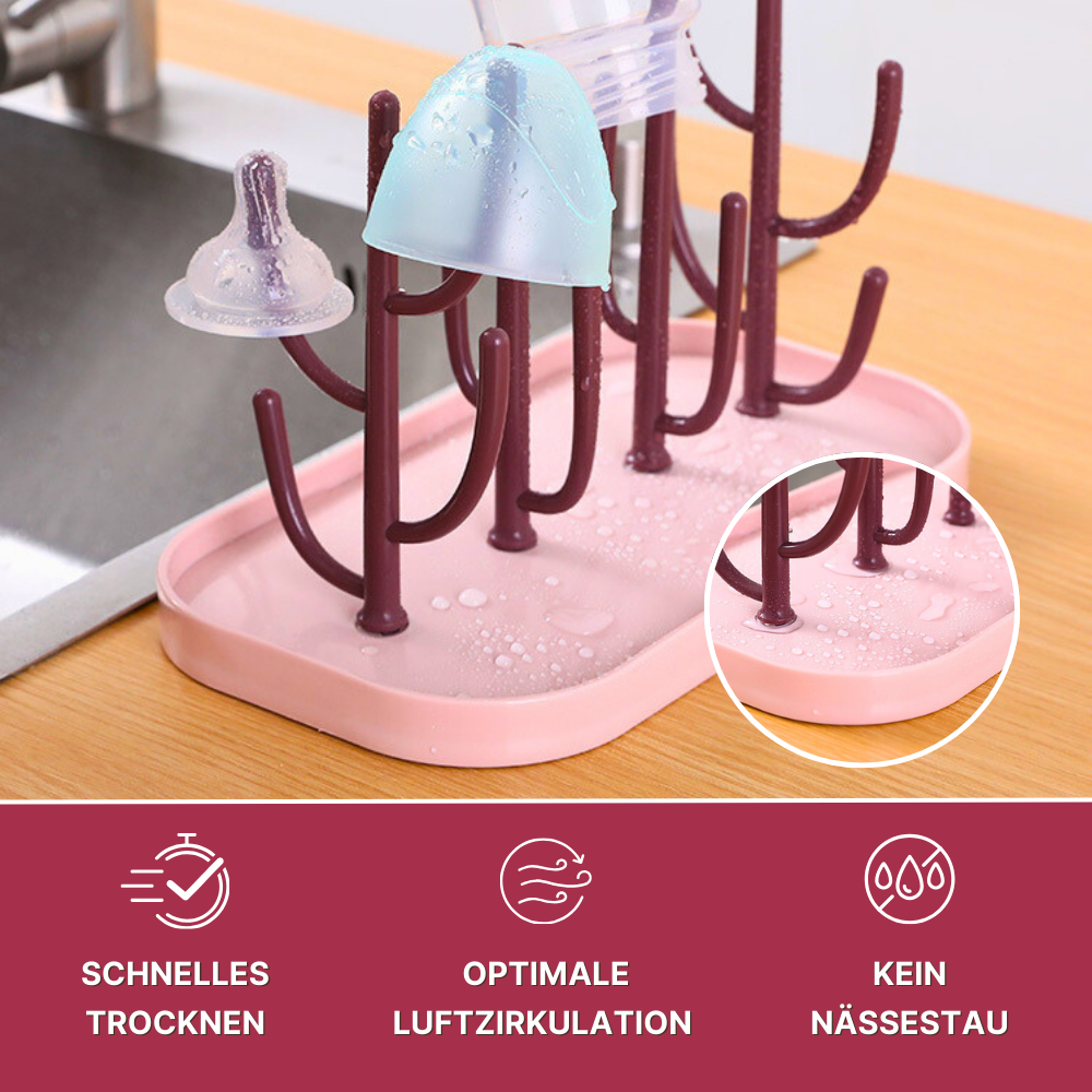 Babyflaschen-Abtropfgestell – Ordnung, Sauberkeit & ein stilvolles Design in einem!