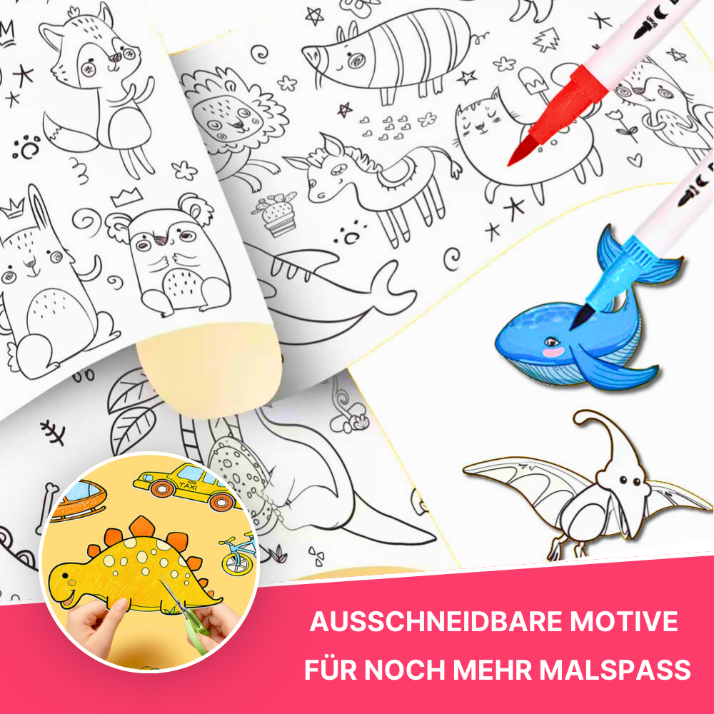 Selbstklebende Maltapete – Kreatives Malen ohne Chaos!